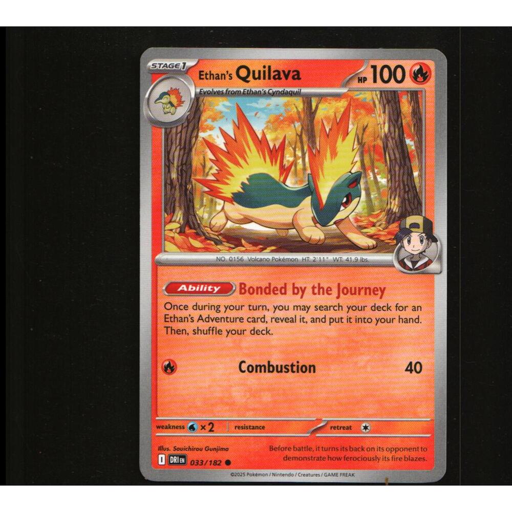 Ethan’s Quilava 082/182 Pokémon Card – Bonded by the Journey & Combustion pok4
